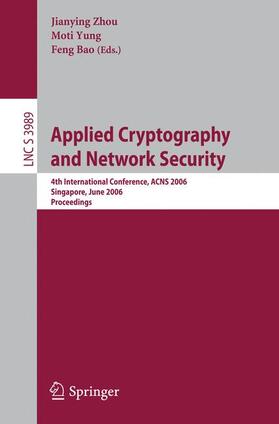 Zhou / Bao / Yung |  Applied Cryptography and Network Security | Buch |  Sack Fachmedien