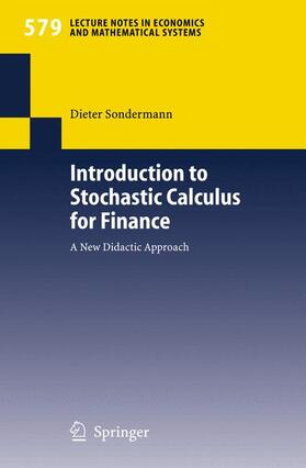 Sondermann |  Introduction to Stochastic Calculus for Finance | Buch |  Sack Fachmedien