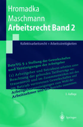 Hromadka / Maschmann |  Arbeitsrecht Band 2 | eBook | Sack Fachmedien