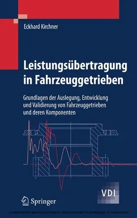 Kirchner |  Leistungsübertragung in Fahrzeuggetrieben | eBook | Sack Fachmedien