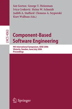 Gorton / Heinemann / Crnkovic |  Component-Based Software Engineering | eBook | Sack Fachmedien