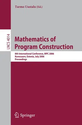 Uustalu |  Mathematics of Program Construction | Buch |  Sack Fachmedien