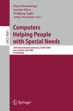 Miesenberger / Klaus / Zagler | Computers Helping People with Special Needs | E-Book | sack.de