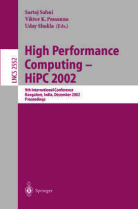 Sahni / Prasanna / Shukla |  High Performance Computing - HiPC 2002 | eBook | Sack Fachmedien