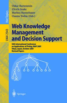 Bartenstein / Geske / Hannebauer |  Web Knowledge Management and Decision Support | eBook | Sack Fachmedien