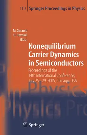 Saraniti / Ravaioli |  Nonequilibrium Carrier Dynamics in Semiconductors | Buch |  Sack Fachmedien