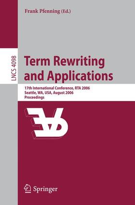 Pfenning |  Term Rewriting and Applications | Buch |  Sack Fachmedien
