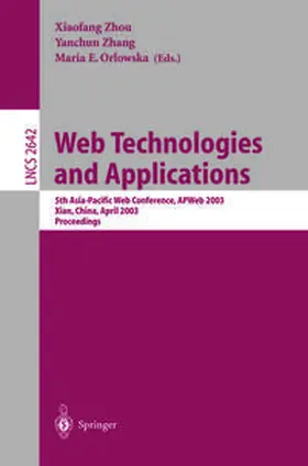 Zhou / Zhang / Orlowska |  Web Technologies and Applications | eBook | Sack Fachmedien