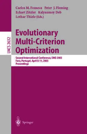 Fonseca / Fleming / Zitzler | Evolutionary Multi-Criterion Optimization | E-Book | sack.de