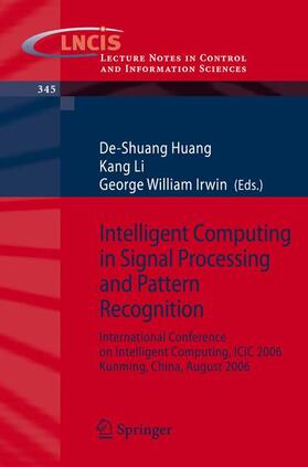 Irwin / Huang |  Intelligent Computing in Signal Processing and Pattern Recognition | Buch |  Sack Fachmedien
