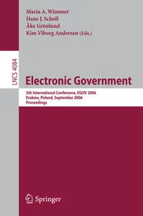 Wimmer / Scholl / Grönlund |  Electronic Government | eBook | Sack Fachmedien