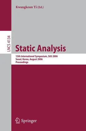 Yi |  Static Analysis | Buch |  Sack Fachmedien