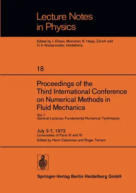 Cabannes / Temam |  Proceedings of the Third International Conference on Numerical Methods in Fluid Mechanics | eBook | Sack Fachmedien