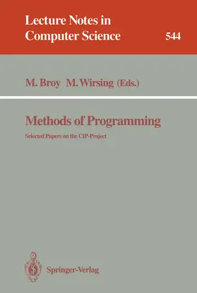 Broy / Wirsing |  Methods of Programming | eBook | Sack Fachmedien