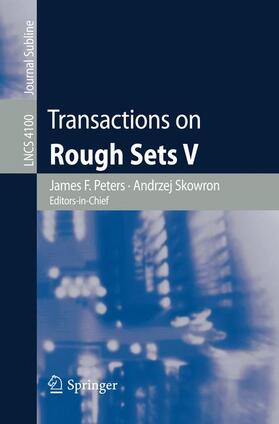  Transactions on Rough Sets V | Buch |  Sack Fachmedien