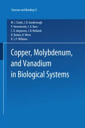  Copper, Molybdenum, and Vanadium in Biological Systems | eBook | Sack Fachmedien