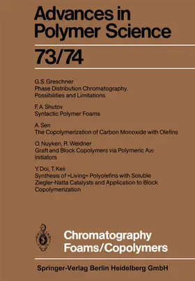  Chromatography/Foams/Copolymers | eBook | Sack Fachmedien