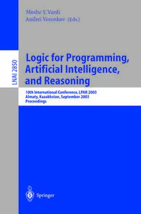 Vardi / Voronkov |  Logic for Programming, Artificial Intelligence, and Reasoning | eBook | Sack Fachmedien