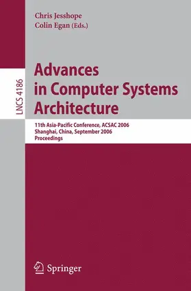 Jesshope / Egan |  Advances in Computer Systems Architecture | Buch |  Sack Fachmedien