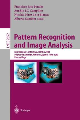 Perales López / Sanfeliu i Cortés / Campilho |  Pattern Recognition and Image Analysis | Buch |  Sack Fachmedien