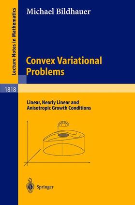 Bildhauer |  Convex Variational Problems | Buch |  Sack Fachmedien