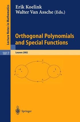 Van Assche / Koelink |  Orthogonal Polynomials and Special Functions | Buch |  Sack Fachmedien