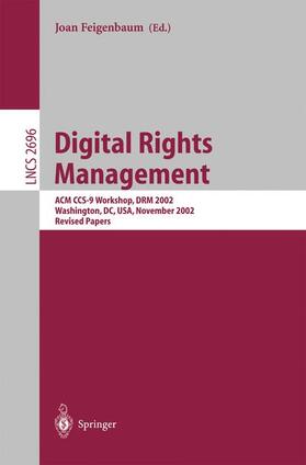 Feigenbaum |  Digital Rights Management | Buch |  Sack Fachmedien