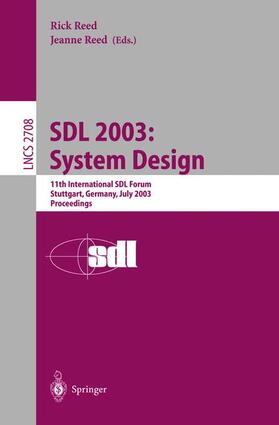 Reed |  SDL 2003: System Design | Buch |  Sack Fachmedien