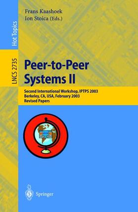 Stoica / Kaashoek |  Peer-to-Peer Systems II | Buch |  Sack Fachmedien