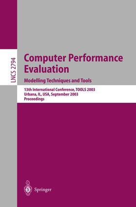 Sanders / Kemper |  Computer Performance Evaluation. Modelling Techniques and Tools | Buch |  Sack Fachmedien