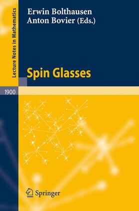 Bovier / Bolthausen |  Spin Glasses | Buch |  Sack Fachmedien
