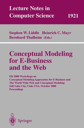 Liddle / Thalheim / Mayr |  Conceptual Modeling for E-Business and the Web | Buch |  Sack Fachmedien
