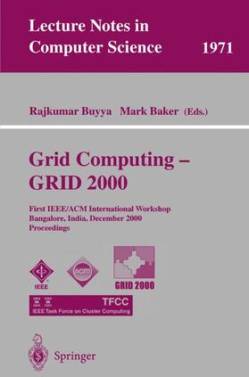 Baker / Buyya |  Grid Computing - GRID 2000 | Buch |  Sack Fachmedien