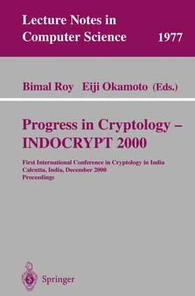 Okamoto / Roy |  Progress in Cryptology - INDOCRYPT 2000 | Buch |  Sack Fachmedien