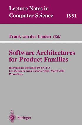 Linden |  Software Architectures for Product Families | Buch |  Sack Fachmedien
