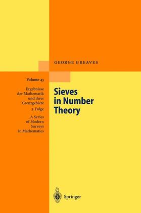 Greaves |  Sieves in Number Theory | Buch |  Sack Fachmedien