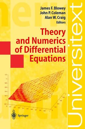 Blowey / Craig / Coleman |  Theory and Numerics of Differential Equations | Buch |  Sack Fachmedien