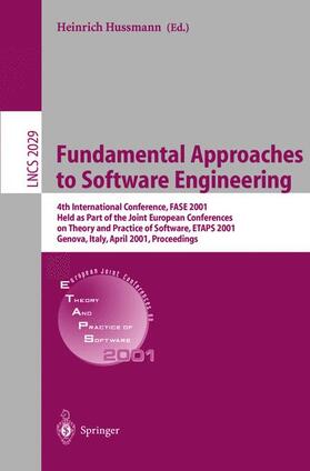 Hussmann |  Fundamental Approaches to Software Engineering | Buch |  Sack Fachmedien