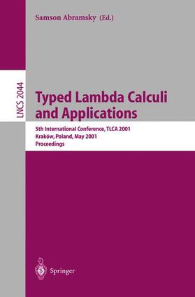 Abramsky |  Typed Lambda Calculi and Applications | Buch |  Sack Fachmedien