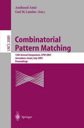 Landau / Amir |  Combinatorial Pattern Matching | Buch |  Sack Fachmedien