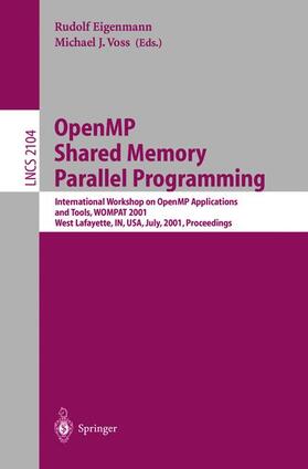 Voss / Eigenmann |  OpenMP Shared Memory Parallel Programming | Buch |  Sack Fachmedien