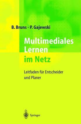 Gajewski / Bruns |  Multimediales Lernen im Netz | Buch |  Sack Fachmedien