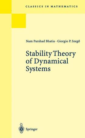 Szegö / Bhatia |  Stability Theory of Dynamical Systems | Buch |  Sack Fachmedien