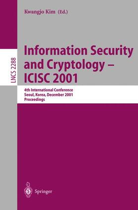 Kim |  Information Security and Cryptology - ICISC 2001 | Buch |  Sack Fachmedien