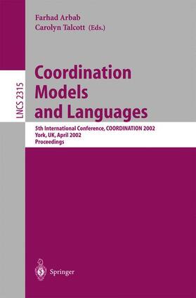 Talcott / Arbab |  Coordination Models and Languages | Buch |  Sack Fachmedien
