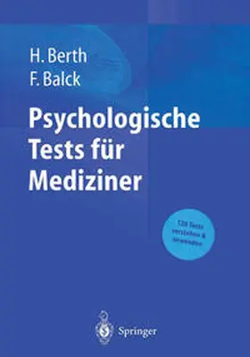 Balck / Berth |  Psychologische Tests für Mediziner | Buch |  Sack Fachmedien