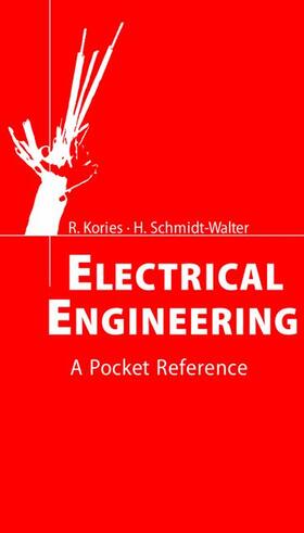 Schmidt-Walter / Kories |  Electrical Engineering | Buch |  Sack Fachmedien