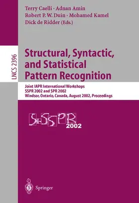 Caelli / Amin / Duin |  Structural, Syntactic, and Statistical Pattern Recognition | Buch |  Sack Fachmedien