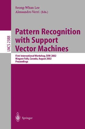 Verri / Lee |  Pattern Recognition with Support Vector Machines | Buch |  Sack Fachmedien