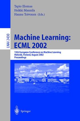 Elomaa / Toivonen / Mannila |  Machine Learning: ECML 2002 | Buch |  Sack Fachmedien